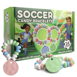 Soccer Candy Bracelets, Sports Themed Edible Jewelry, Individually Wrapped Team Party Favors, 24 Count, 10.16 Ounces