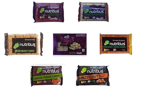 Nutritius Chikki Set Family Pack, Pack of 7