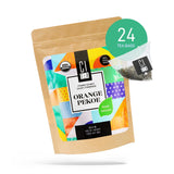 Natural Orange Pekoe, Loose Leaf Tea, Premium Black Tea, Pure Leaf Tea in Pyramid Tea Bags, 2g x 24 Tea Bags, 48g, 1 Pack - Citea