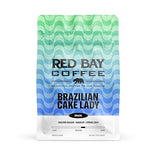 Red Bay Coffee Brazilian Cake Lady - Medium Roast Coffee Beans - Whole Bean Coffee - 10oz Resealable Pouch of Whole Bean Coffee