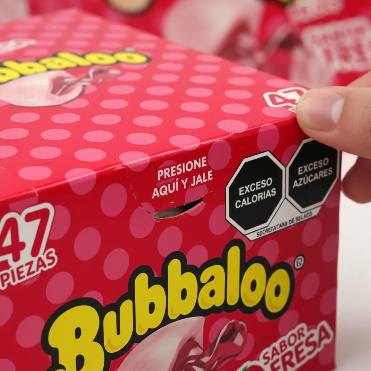Bubbaloo Gum Variety Pack Box 47 Pieces Each (3 Boxes - Mint, Strawberry & Tutti Frutti) Liquid Center Chewing Gum Dulces Mexicanos Chicles Surtidos