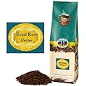 Mystic Monk Coffee: Royal Rum Pecan Flavored Ground Coffee (Flavor Roast 100% Arabica Coffee) - 12oz
