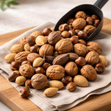 In-Shell Mixed Nuts Selection - Raw Almonds, Walnuts, Hazelnuts and Pecans, Unsalted Mixed Nuts in Shell, Assorted Whole Nuts Variety Pack, Natural