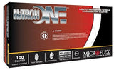 Microflex NO123M Lightly Powdered Nitrile Glove Size Medium, 100 Box