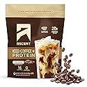 Ascent Iced Coffee Protein Powder - High Protein Coffee Powder, 20 g Protein & 100 mg Caffeine from Premium Colombian Coffee, Zero Artificial Flavors