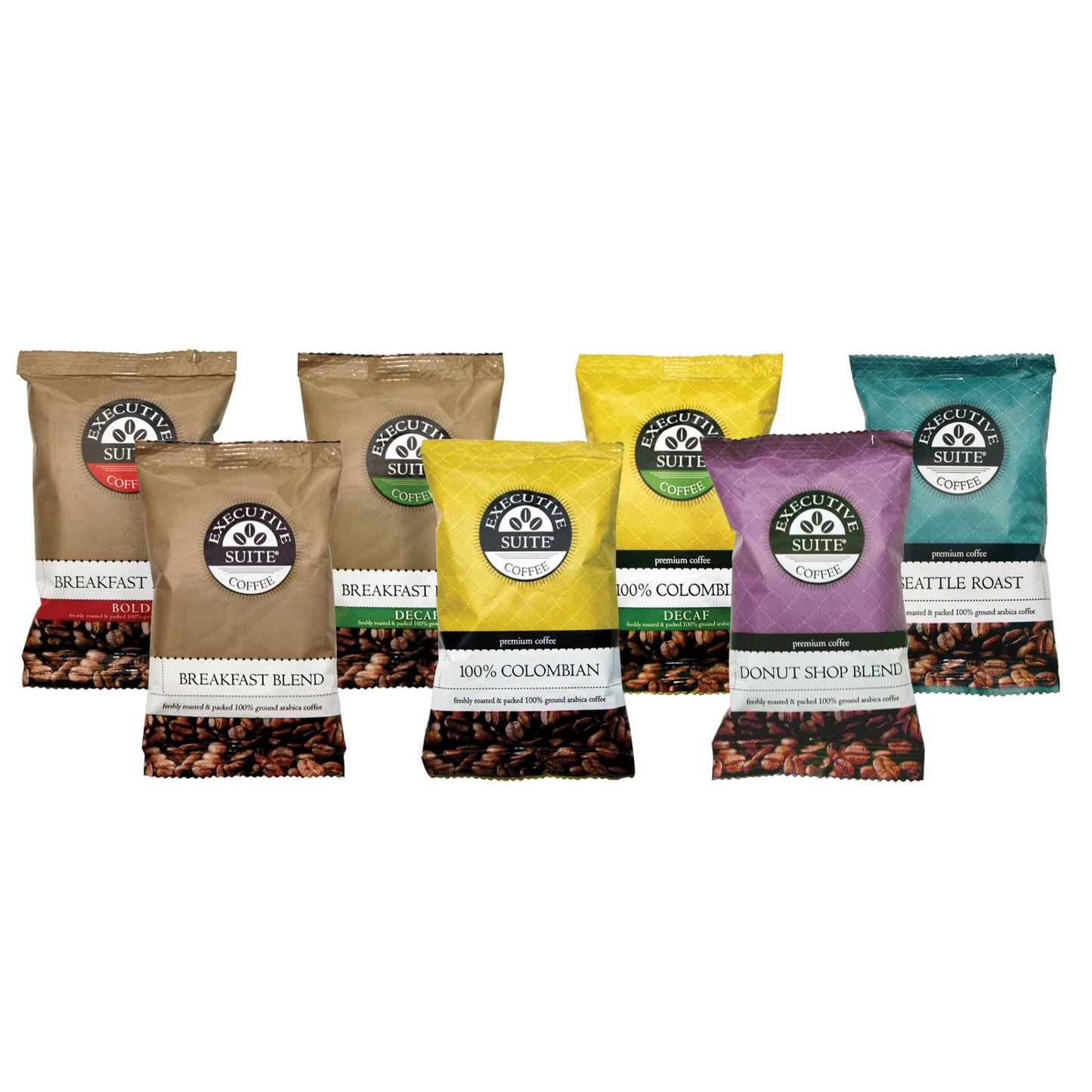 Executive Suite 100% Colombian Coffee, 2 Oz., Box Of 42
