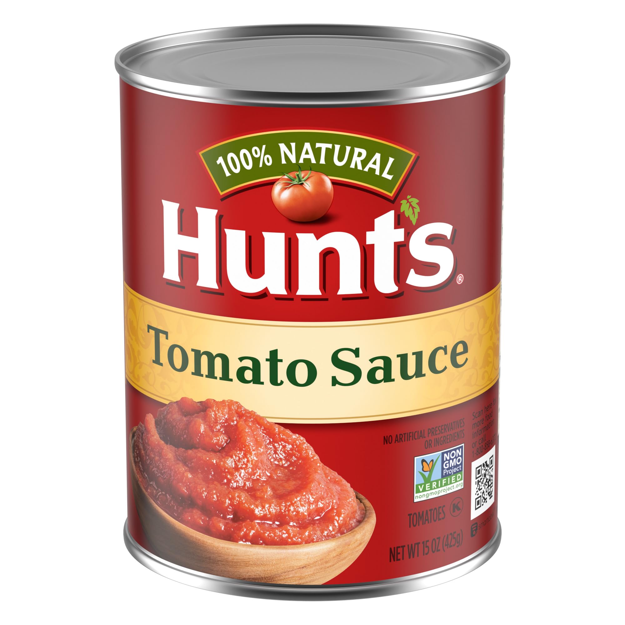 Hunt’s Tomato Sauce, Perfect for Chili & Soups, 15 oz. Can