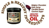 Chocolate Delight Spread Made with Julian’s Valleys Ghee Butter/Dates Syrup/Belgium Chocolate - 14OZ Non-GMO, Lactose Free, Gluten Free, Paleo