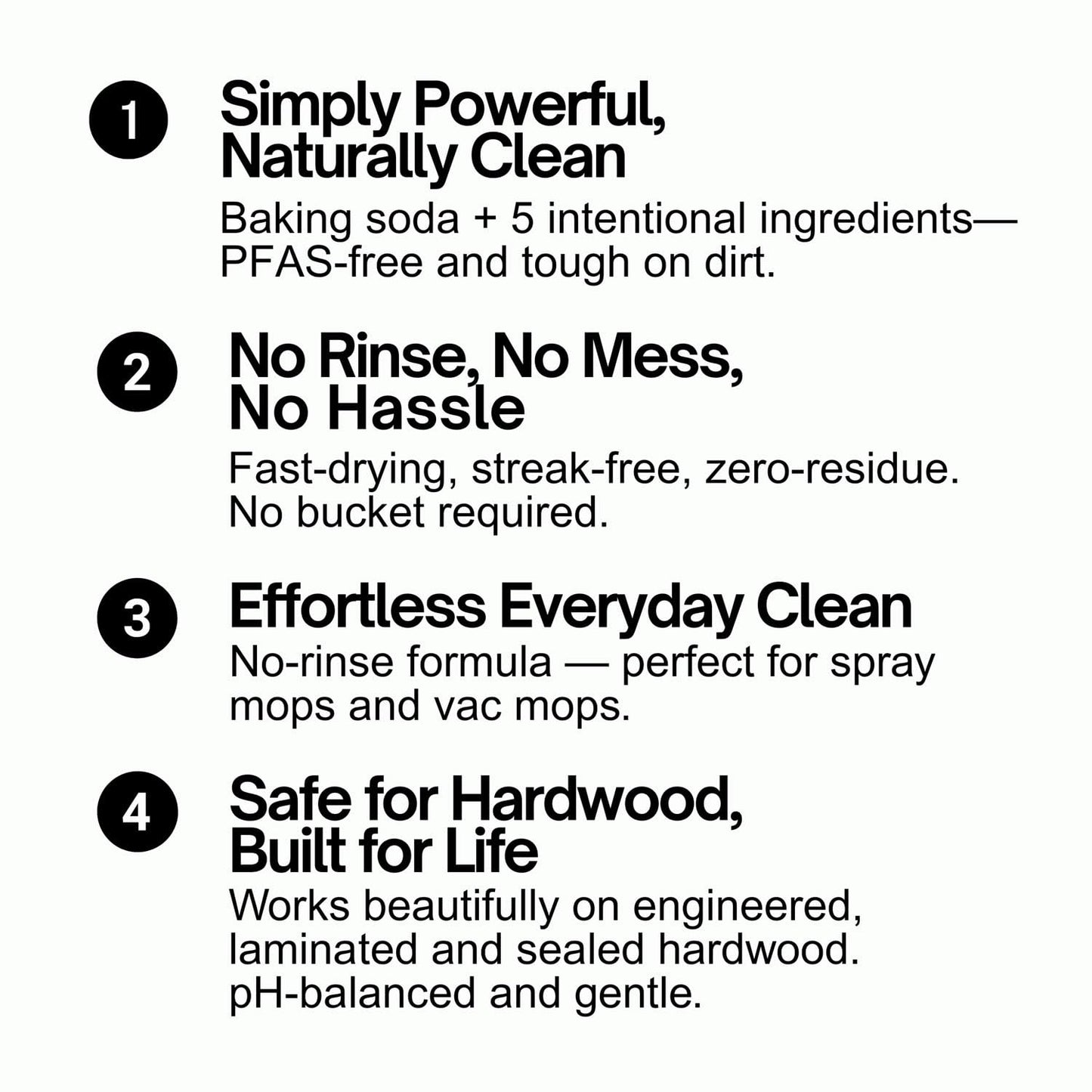Quick Shine Hardwood Floor Cleaner 27oz| Use in Spray & Vac Mops| Removes Dirt & Scuff Marks| Ready-to-Use, Streak Free, No Rinse| Safer Choice