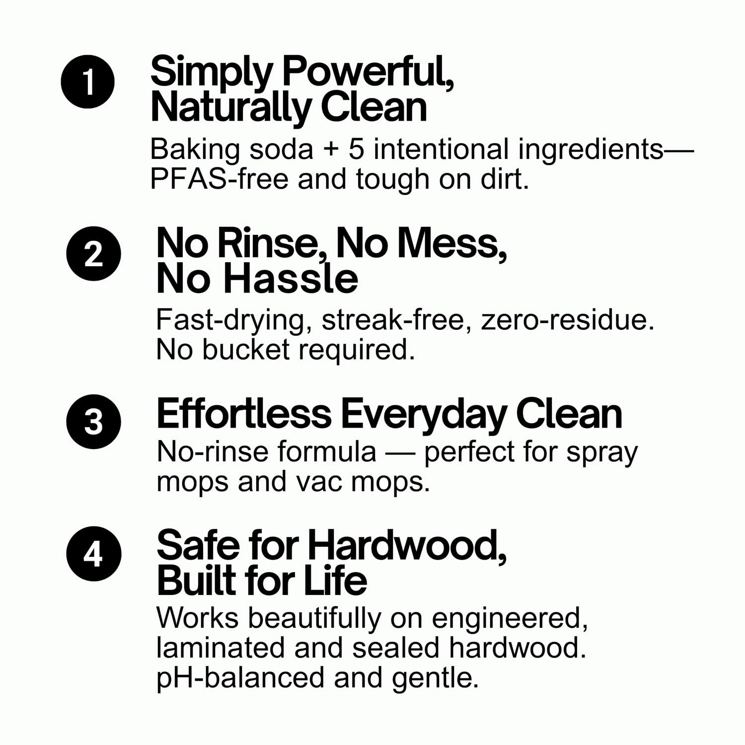 Quick Shine Hardwood Floor Cleaner 27oz| Use in Spray & Vac Mops| Removes Dirt & Scuff Marks| Ready-to-Use, Streak Free, No Rinse| Safer Choice