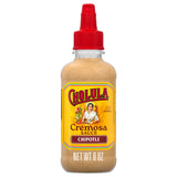 Cholula Cremosa Sauce, Chipotle, Medium Heat, Creamy, Smoky, Squeezable Topping For Elotes, Tacos, Soup, Tostadas, Nachos and More, 8 fl oz