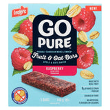GO PURE Raspberry Fruit & Oat Bars, 140 GR