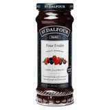 St. Dalfour Four Fruits Fruit Spread - 10oz - 100% from Fruit, No Artificial Ingredients, Non-GMO, No Cane Sugars, All Natural, Made in France