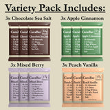 CuraBar Protein Bars - Variety Pack (4 Flavors), 17g Protein, Low Carb, Gluten Free, Dairy Free, Healthy Snack, Seed Oil Free, No Artificial