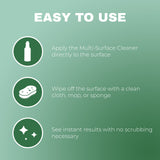Naturetek Multi-Surface Cleaner, Complete Degreaser, and Deodorizer, All-Purpose Cleaning for Toilets, Bathtubs, Floors, and Walls, Fast Acting, No