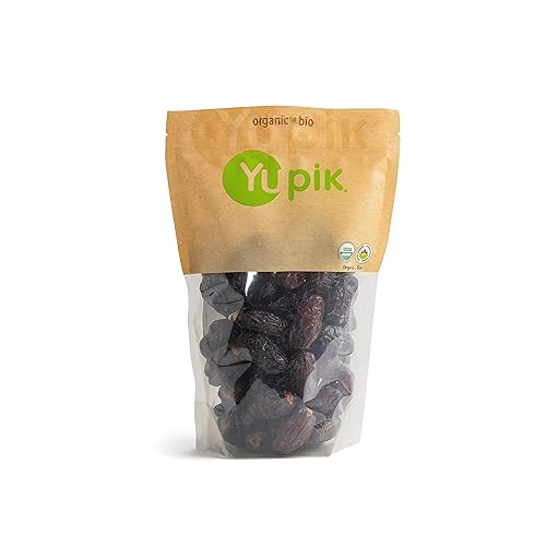 Yupik Organic Medjool Dates with Pits, 2.2 lb (35.2 oz), Non-GMO, Gluten-Free, Vegan, Kosher, Dried Fruits, Naturally Sweet, Sulphite-Free, Source
