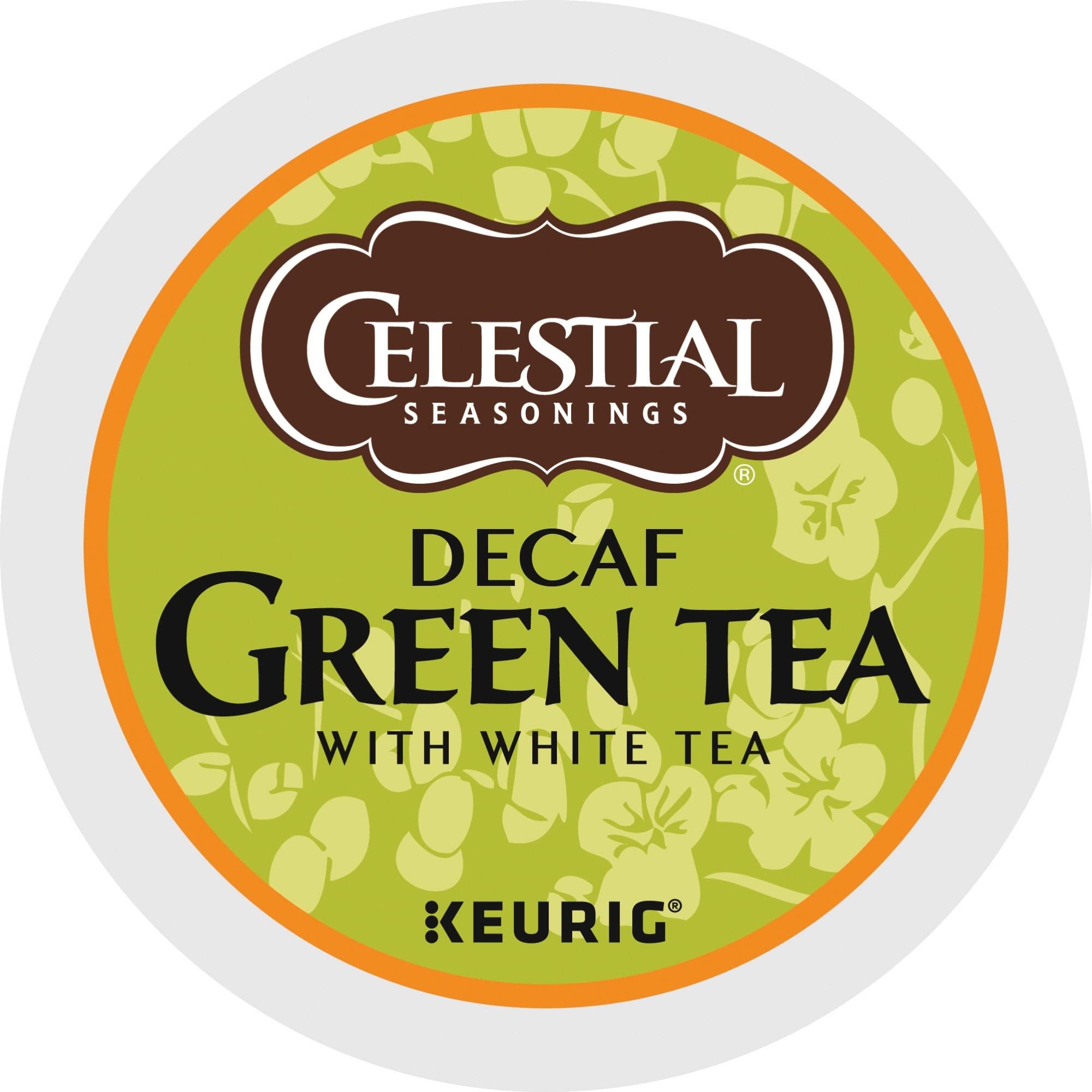 Celestial Seasonings Decaf Green Tea, K-Cup Portion Pack for Keurig K-Cup Brewers, 24-Count