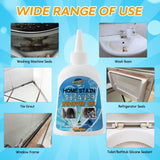 Mold Stain Remover Gel, Washing Machine Cleaner for Front Loader Washer Gasket Rubber Seal Home Stain Removal Gel for Grout, Caulk, Refrigerator