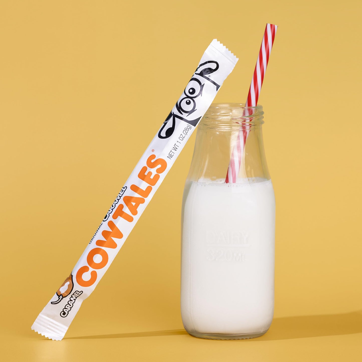 Goetze's Candy Caramel Cow Tales - 2.25 Pound Canister (36 Ounces) - Fresh from the Factory