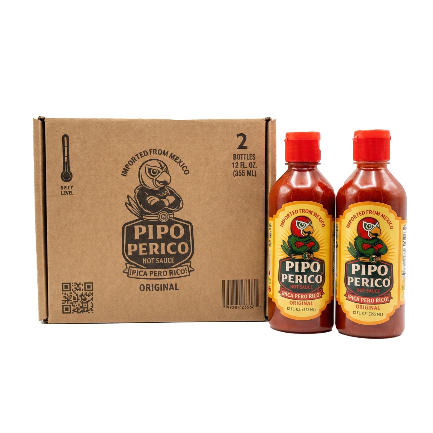 Pipo Perico Mexican Hot Sauce, Original Guajillo & Arbol