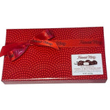 Fannie May Milk Chocolate Vanilla Buttercreams Signature Valentine's Day Heart Print Chocolate Candy Gift Box, 1 lb