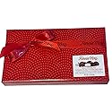 Fannie May Milk Chocolate Vanilla Buttercreams Signature Valentine's Day Heart Print Chocolate Candy Gift Box, 1 lb