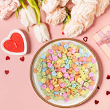 Tiny Conversation Hearts Candy Bulk Pack - 5 lb Hard & Crunchy Valentine's Candy Heart Shapes in Resealable Bag for Buffets, Candy Exchange, Snacks