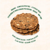 Mary's Gone Crackers Super Seed Crackers, Jalapeno, 4 Ounce (Pack of 1), Organic Plant Based Protein, Gluten Free