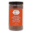 Civilized Coffee Instant Colombian Coffee Granules - Medium Roast Gourmet Coffee, Non-GMO, 9 oz Jar (100 Servings)