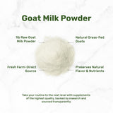 Goat Milk Powder, 1lb - Natural Grass Fed Source from Australia - Farm Direct - Easy to Digest - Powdered Goat Milk Formula for Drinks, Baking & Cooking - Non-GMO, Filler Free, Pet Friendly