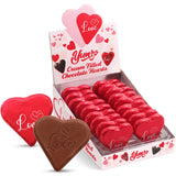 Chocolate Hearts, Milk-Chocolate, Mothers Day, Bulk, 18 Pack