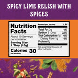 Patak’s Hot Lime Pickle - Authentic Indian Relish w/Lime Dices, Mustard Seeds & Aromatic Spices - Perfect for Sandwiches, Curries, Salads & Cold Meats