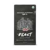 Grounds & Hounds Coffee - 12oz Ground Bag, Dark Roast, The Beast Ground 12oz bag