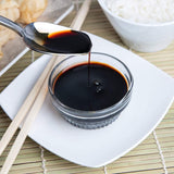 Kikkoman All-Purpose Seasoning Soy Sauce Large Jug 1.25 Qt /40 Oz (2-Pack) | Traditionally Brewed with Lower Sodium | Bulk Soy Sauce for Restaurants