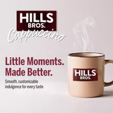 Hills Bros. Cappuccino Mix - Rich, Frothy Coffeehouse-Tasting Instant Drink Mix - Quick and Easy Preparation - Perfect for Hot & Iced Drinks