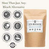 Rustic Strength Un-Bleach, Oxygen Bleach Alternative, Color Safe, Non-Toxic, Odor & Stain Remover, Biodegradable, 2 lb