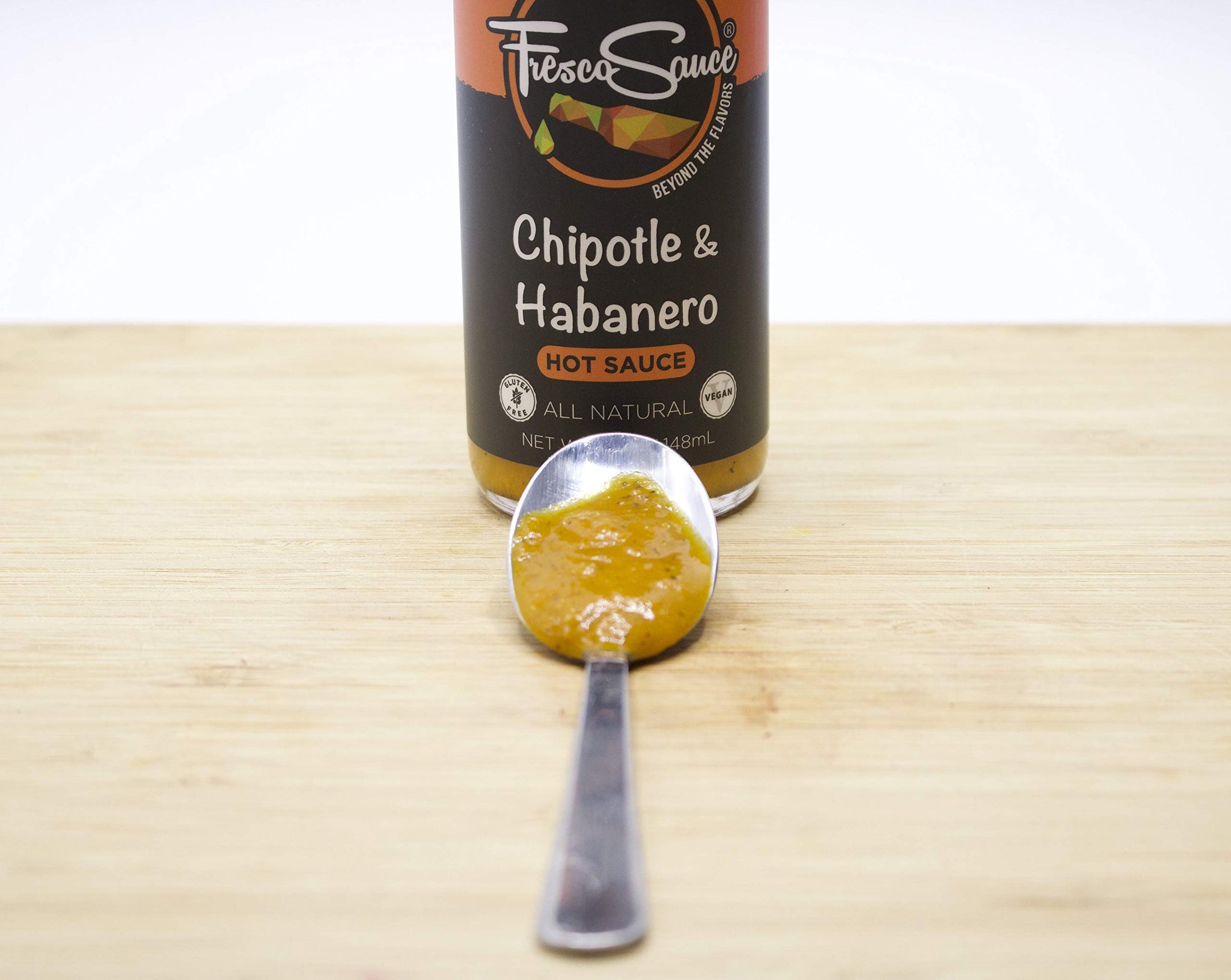 Hot Sauce Bundel Gift Box by Fresco Sauce 3 Pack - Fire Roasted Jalapeno - Serrano - Chipotle & Habanero - Chipotle - Habanero - Ghost Berry - Ghost