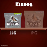 Hershey's Kisses, Milk Chocolate Candy Share Pack, 9.5 Ounce