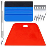 8pcs Car Vinyl Wrap Squeegee Smoothing Tools, Wallpaper Kit Wrap Vinyl for Cars, Window Film Tint Trimming Application Kits Tool, Set 002