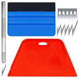 8pcs Car Vinyl Wrap Squeegee Smoothing Tools, Wallpaper Kit Wrap Vinyl for Cars, Window Film Tint Trimming Application Kits Tool, Set 002