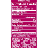 Schweppes Raspberry Ginger Ale - 12 oz cans - 12pk