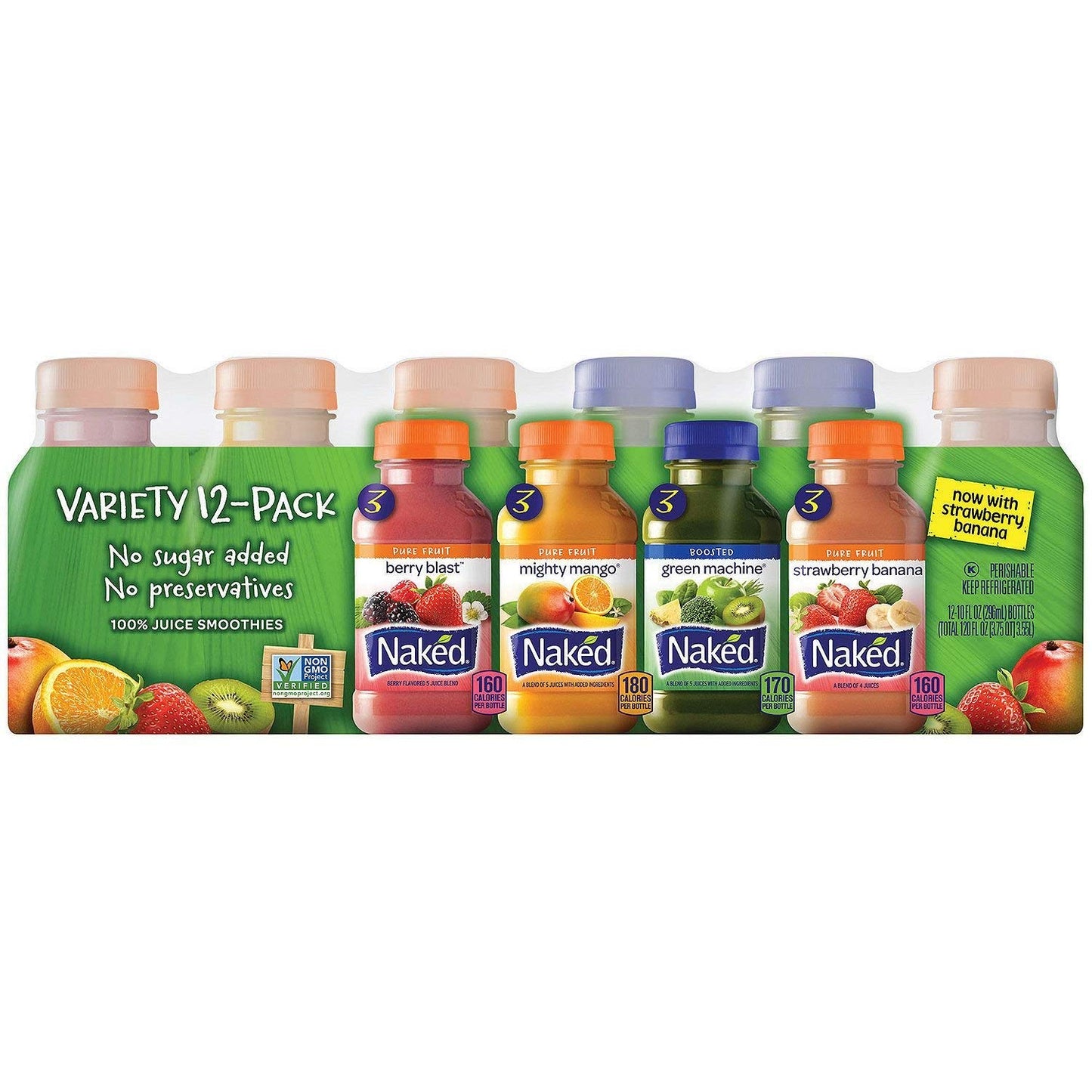 Naked Juice Variety Pack (10 oz., 12 ct.)