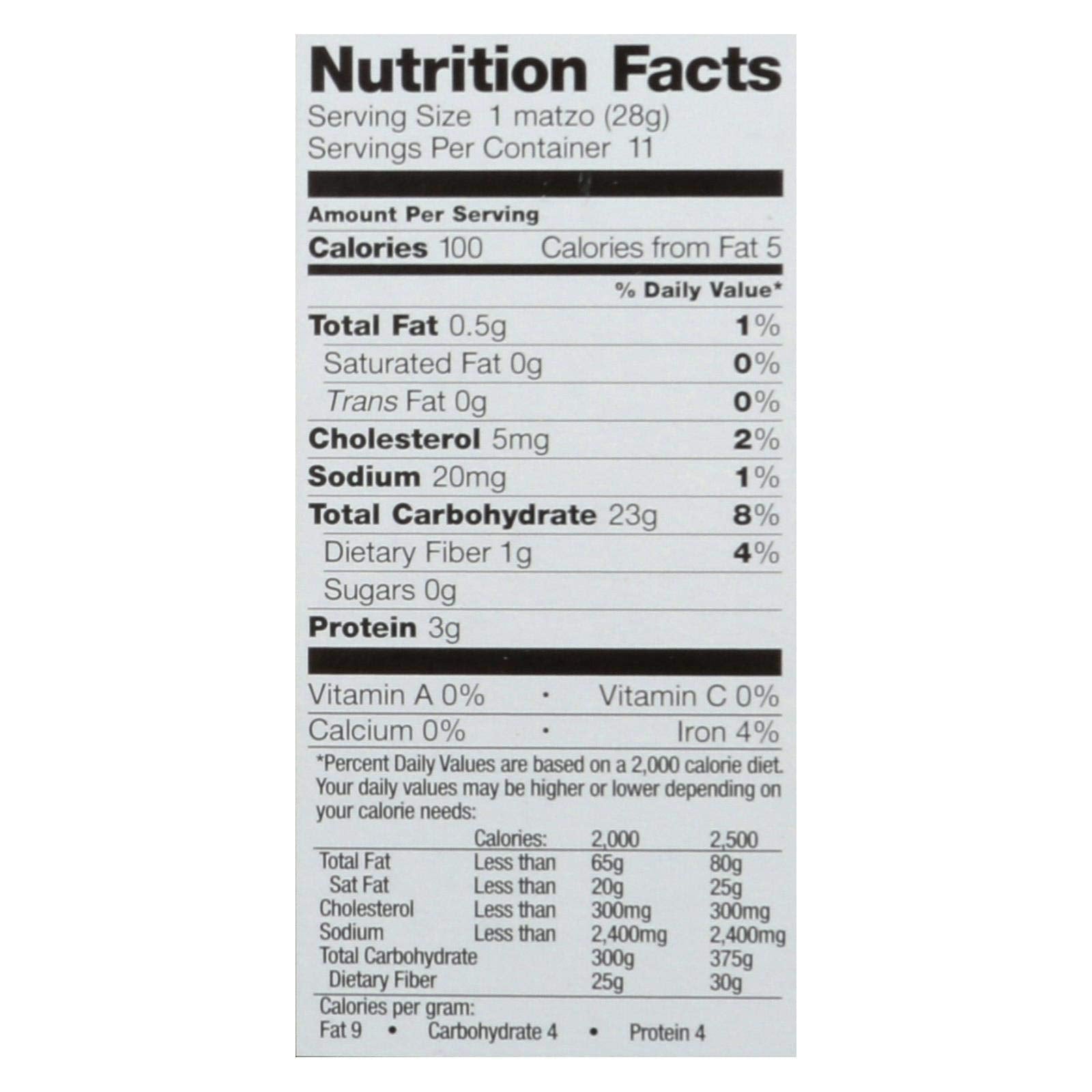Streits Matzo Egg Onion 11 Oz -Pack of 12