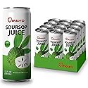 Omura Soursop Juice Drink with Pulp 11.3 Fl Oz (12-Pack) | Refreshing Tropical Fruit Beverage | Graviola Guanabana Juice