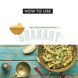 Natural Kitchari Spice Mix by Granary Mart - Gourmet & Warm Tea Spice Blend - Healthy/Gluten-Free - Add to Lattes/Smoothies/Golden Milk - Affordable