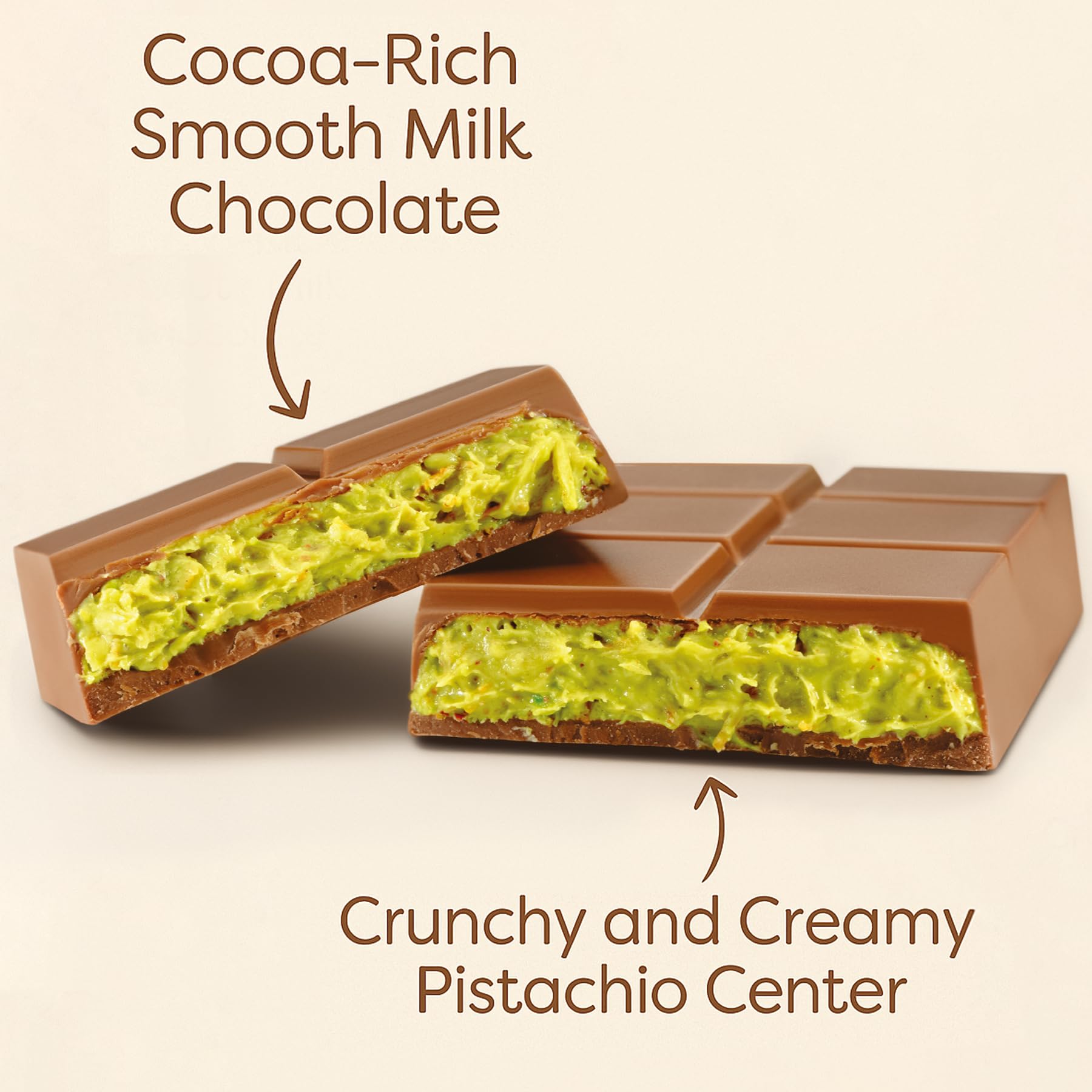 2 PACK Dubai Chocolate Bar Pistachio, 6.34 Oz, Milk Chocolate Bar with Pistachio Cream and Kataifi (Total 180g)
