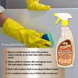PARKER & BAILEY Tile & Stone Cleaner - Granite Countertop Cleaner Kitchen Island Cleaning Spray Marble Cleaner Tile Cleaner Slate Quartz Daily Granite