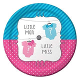Creative Converting 8 Count Sturdy Style Paper Lunch Plates, 7", Bow Or Bowtie