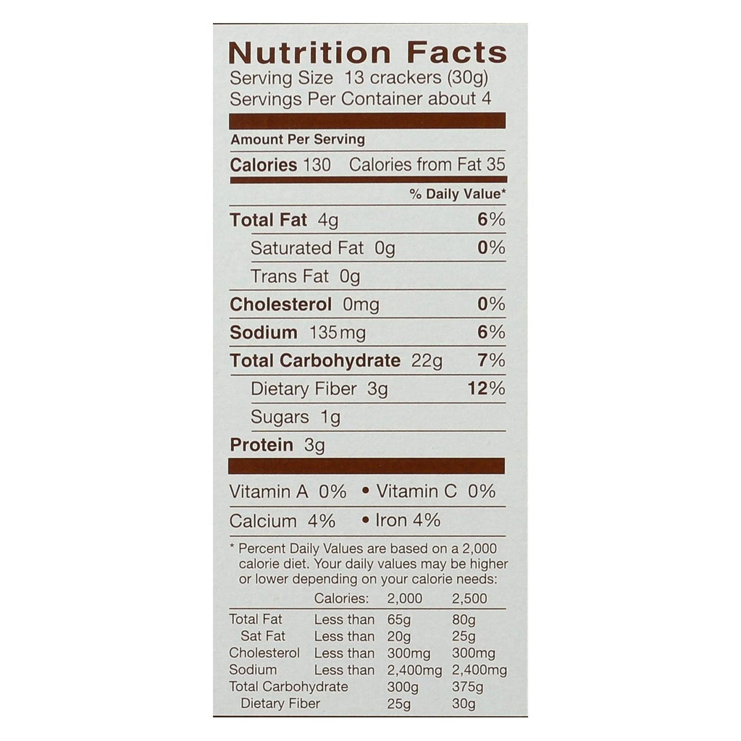 Artisan Nut Thins Sesame Seeds Cracker 4.25 Ounces (Case of 12)