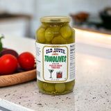 Old South Tomolives (2 Pack, 32 fl oz each) bundled with complementary 4-count Coasters | Ultimate Martini Garnish | Great Cocktail Snack